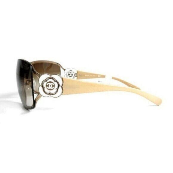 CHANEL CC Logo Vintage Shield Gradient Frameless Sunglasses Camellia - Picture 3 of 10